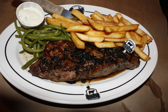 Certified Angus Beef steak on plate