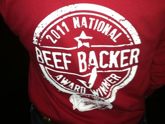 Little Apple Brewing Company Beef Backer Award