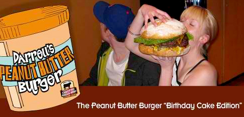 Darrell's Peanut Butter Burger