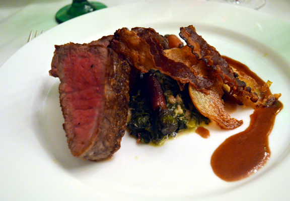 Chef Govind Armstrong's beef bacon