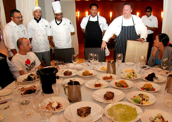 Chef Scott Neuman at Renaissance Aruba