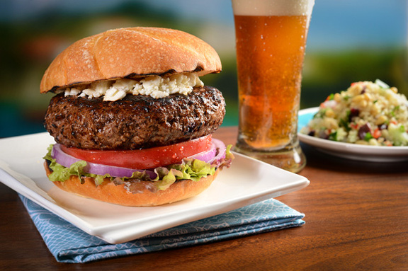 A Big Greek Burger and the perfect technique