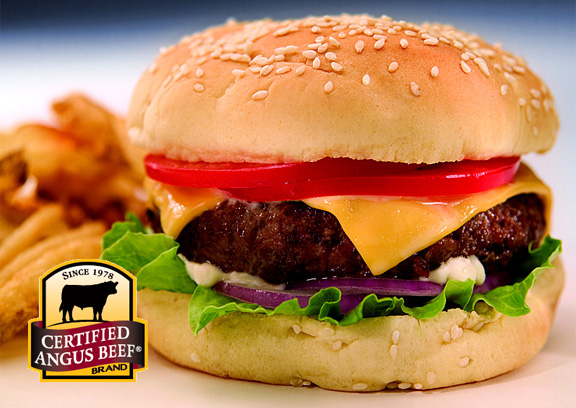 Classic Burger Certified Angus Beef burger