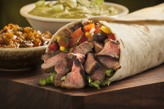 Steak burrito