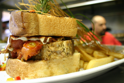 Meat loaf sandwich from Hash House A Go Go