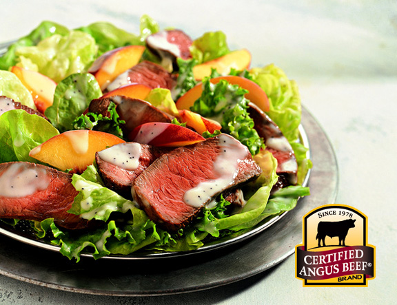 Beef & Peach Salad