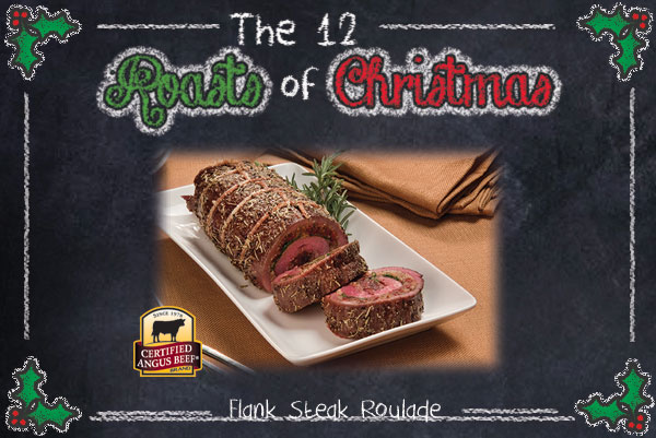 Flank Steak Roulade - 12 roasts of Christmas