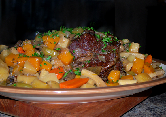 Braised Pot Roast with Root Vegetables