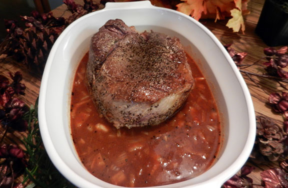 Making easy beef pot roast