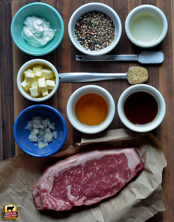 Making Steak Au Poivre for Valentine's Day