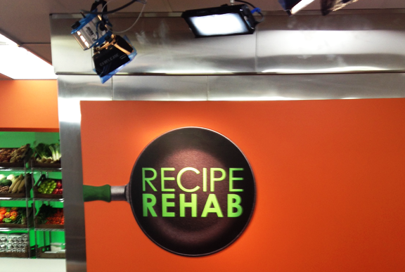 Behind the scenes and on set at Recipe Rehab