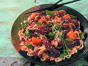 Sweet & Sour Beef Lo Mein