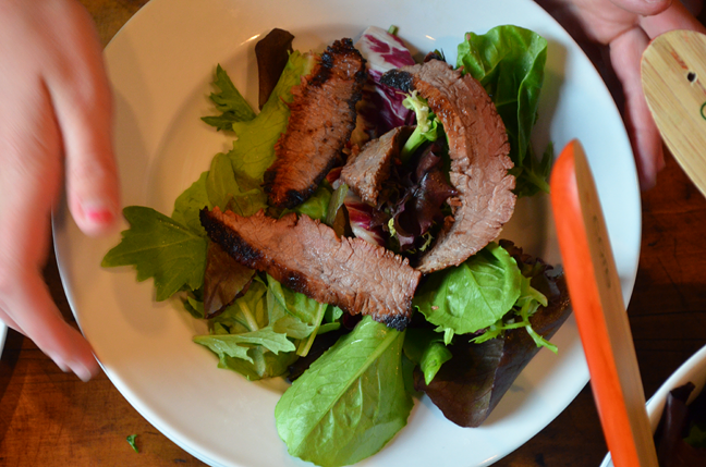 steak salad