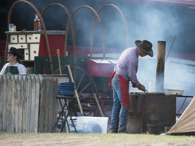 Ken Rollins, the Chuck Wagon Cook of Oklahoma.