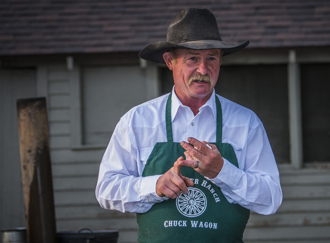 Cowboy Kent Rollins (cooks off a real chuck wagon) : r