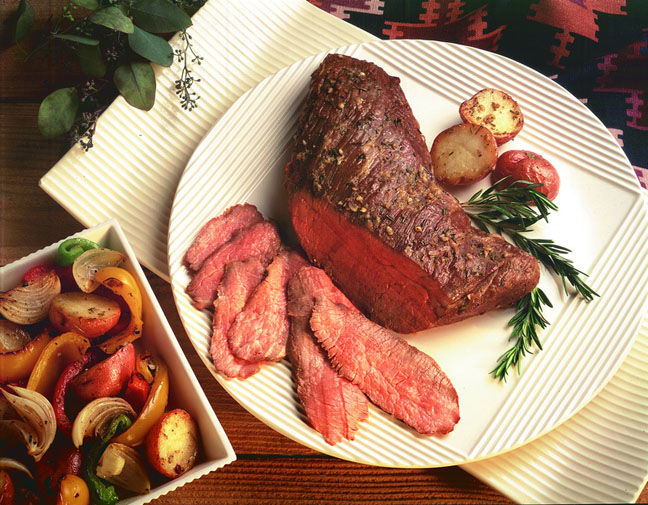 Grilled tri-tip roast for Dad