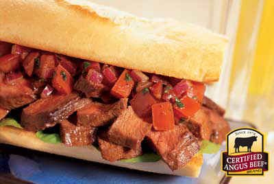 Steak Bruschetta Sandwich