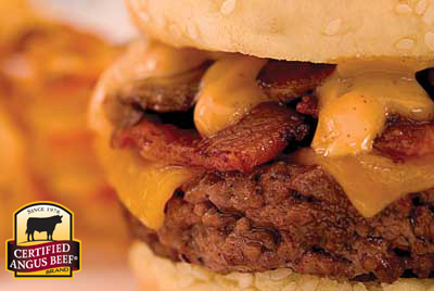 Mushroom Cheddar Bacon Burger