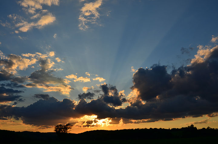 Sunset at Tuckaway Farm