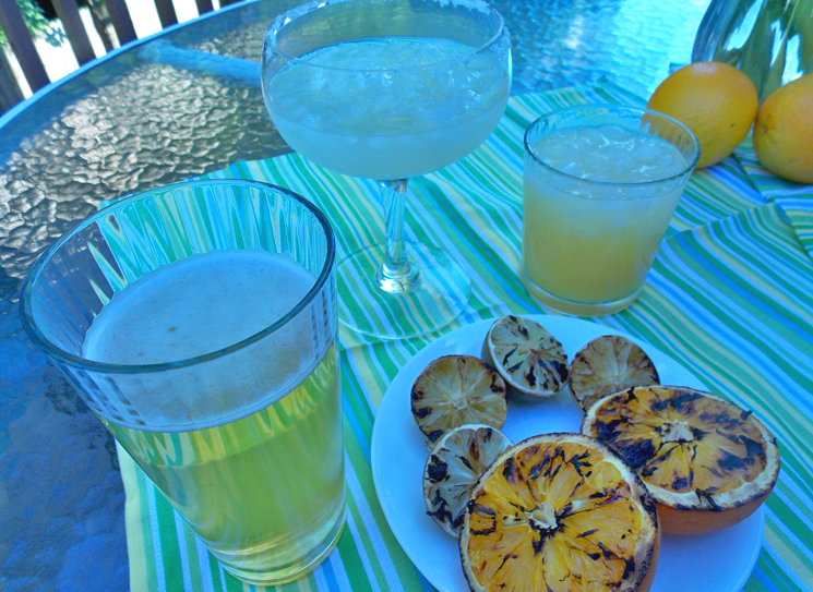 Grilled fruits add layers of flavor to summer cocktails!