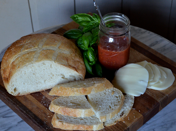 Italian Burger fixins