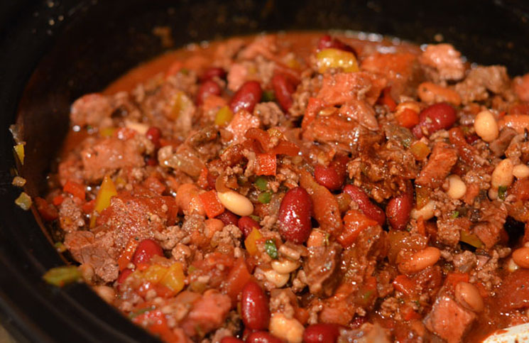 Slow cooker chili