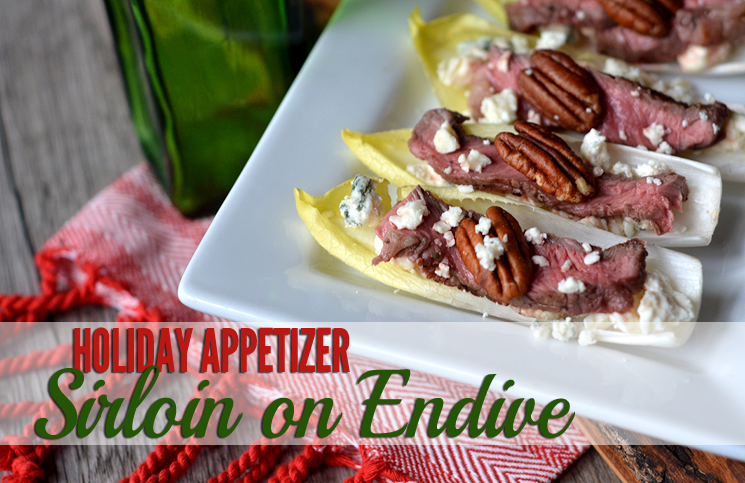 Sirloin Steak on Belgian Endive