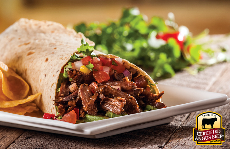 Slow cooker barbacoa burritos