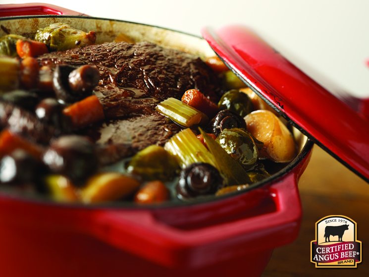 Pot Roast with winter's best vegetables.