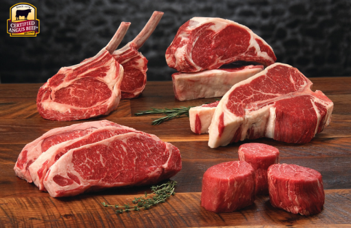 Certified Angus Beef brand steaks