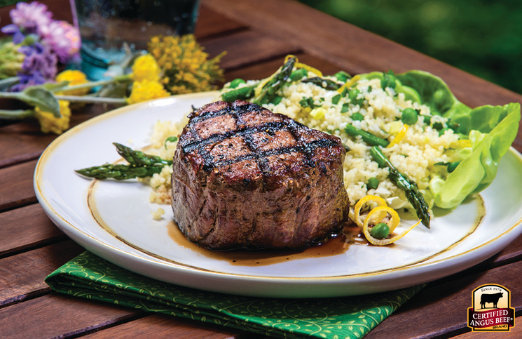 Filet Mignon with Couscous salad