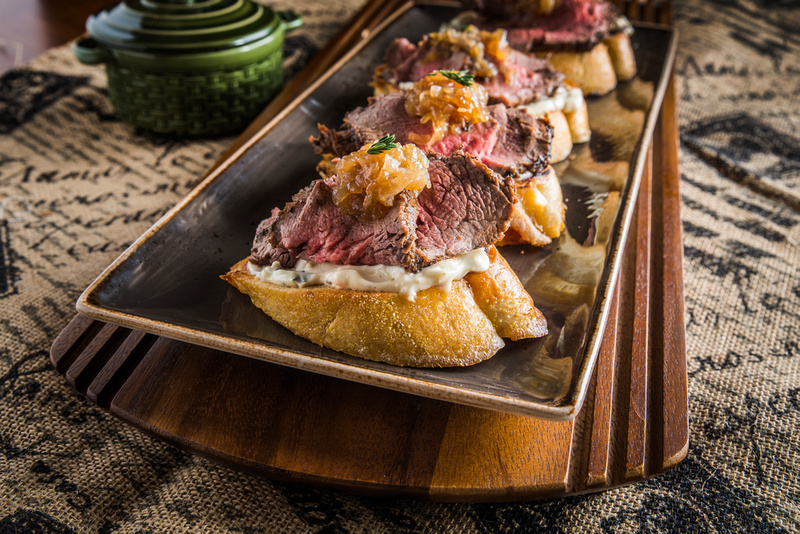 Holiday Steak Bruschetta - WishesNDishes