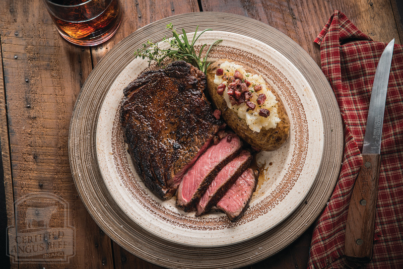 Fresh herbs complement steaks and other beef dishes.