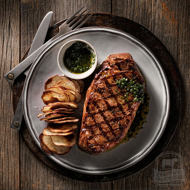 Steaks On A Plate