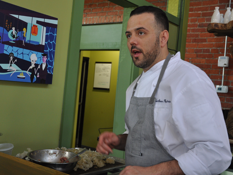 Chef Matt Mytro makes magical beef tartare.