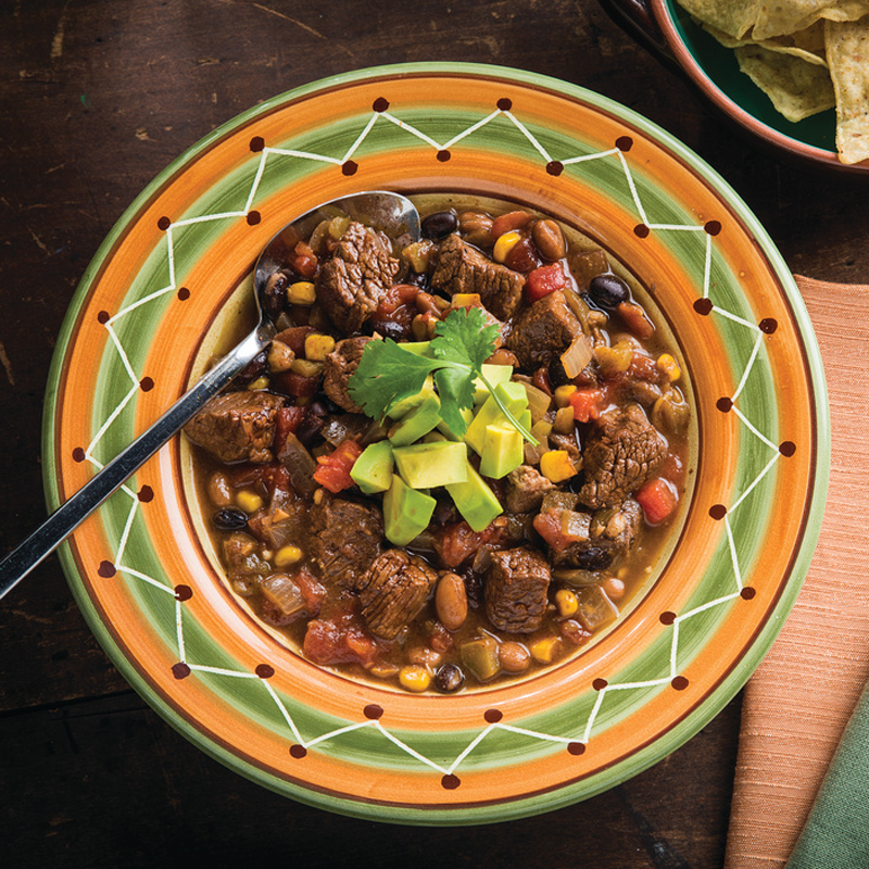 Southwestern Beef and Bean Stew