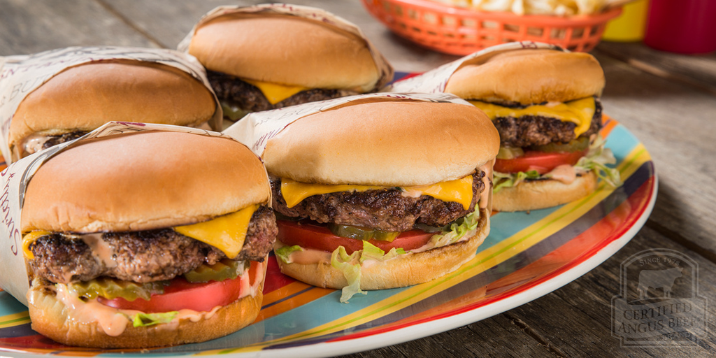 Classic Certified Angus Beef cheeseburger