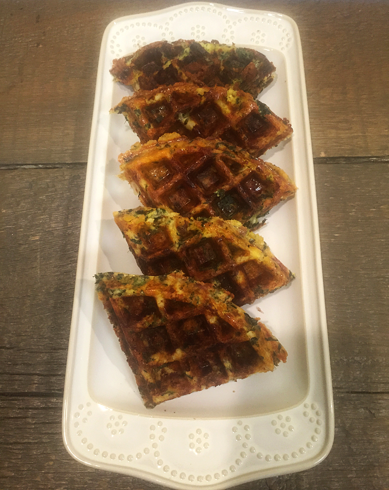 Beef Bacon & Cauliflower Waffles