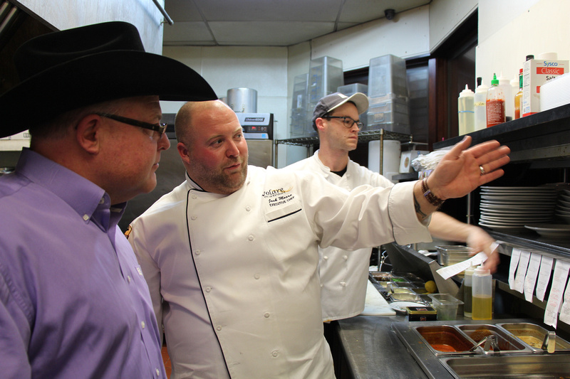 On the line at Volare Italian Ristorante in Louisville, Ky.