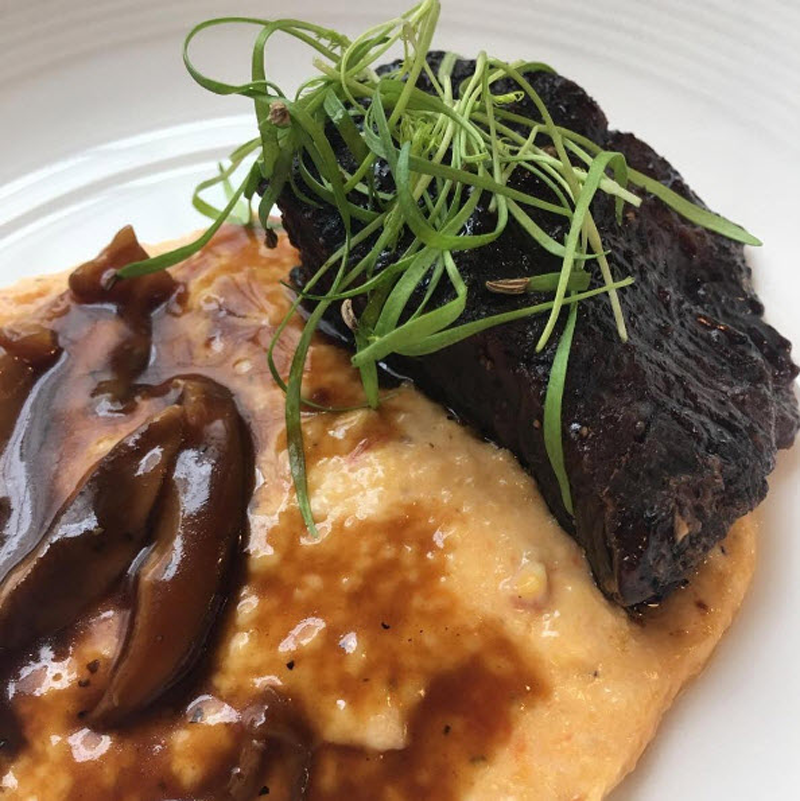 Dry-aged short ribs from the Certified Angus Beef Culinary Center.