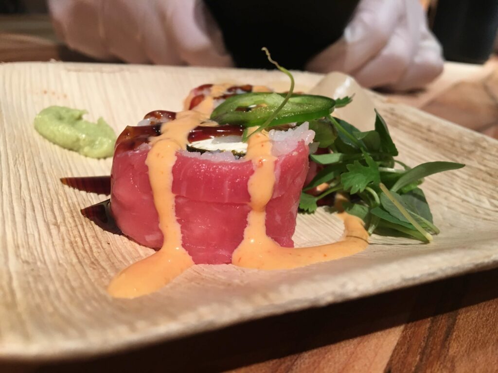 strip steak sushi